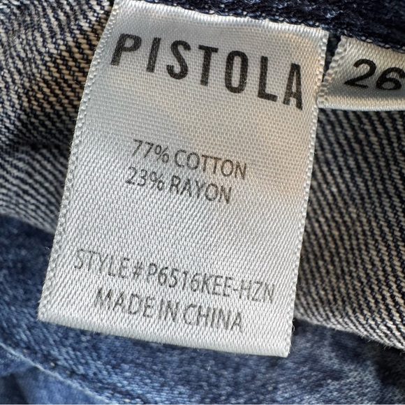 Pistola Los Angeles Bobbie High Rise Wide Leg Jeans Size 26 - Picture 9 of 12